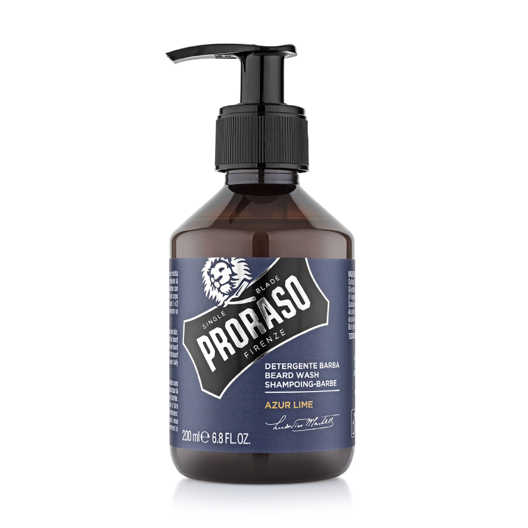 Уцінка! Шампунь для бороди Proraso Azur Lime Beard Wash, 200 мл